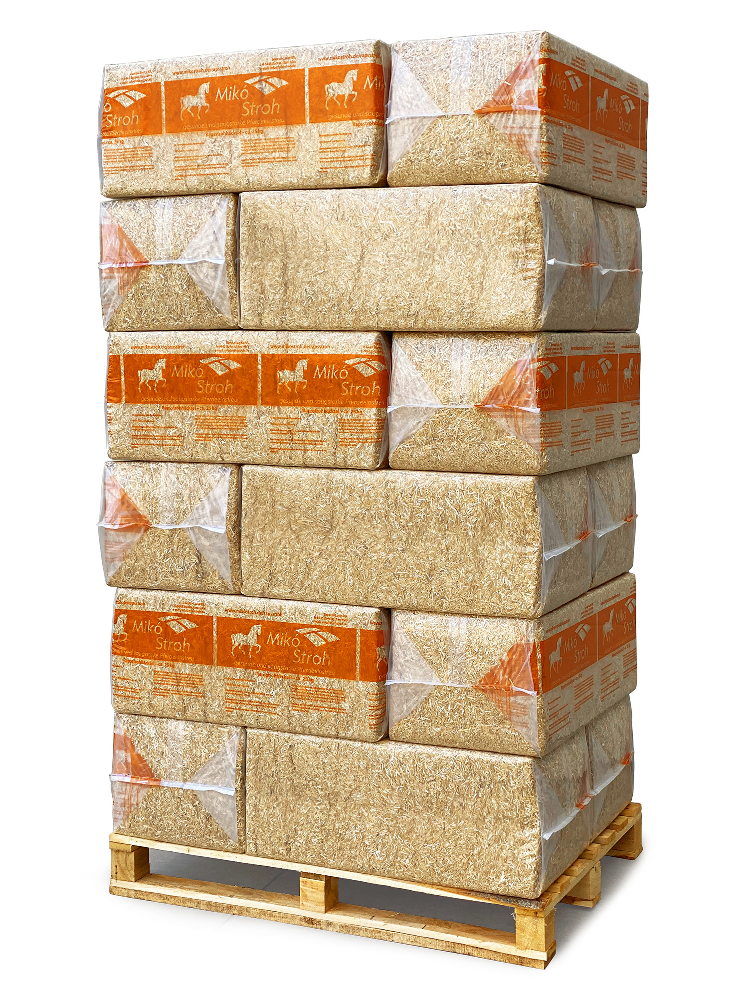 Miko Stroh Rapsstroh Palette 18*25kg, Zustellung ab 2 Paletten