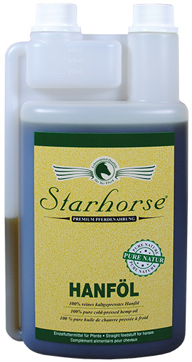 Starhorse Hanföl (kaltgepresst), 1000ml