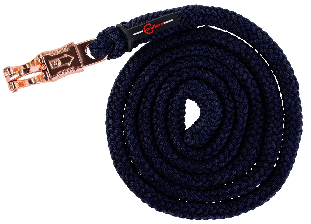 Führstrick Classy mit Panikhaken, navy