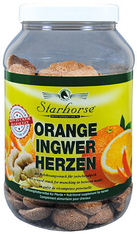 Starhorse Orangen-Ingwer-Herzen, 1000g