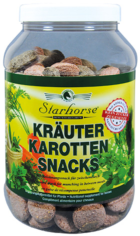 Starhorse Kräuter-Karotten-Snacks, 1000g