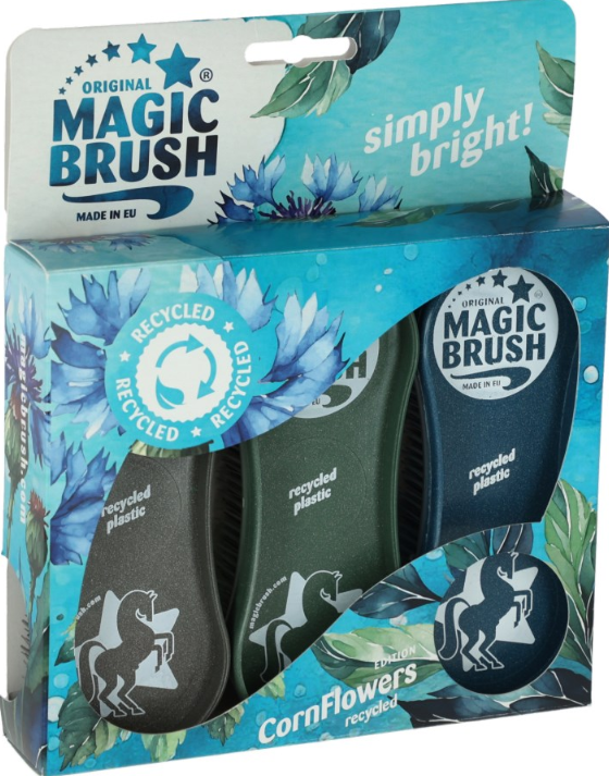 MagicBrush Set CornFlowers recycled. 3er Set