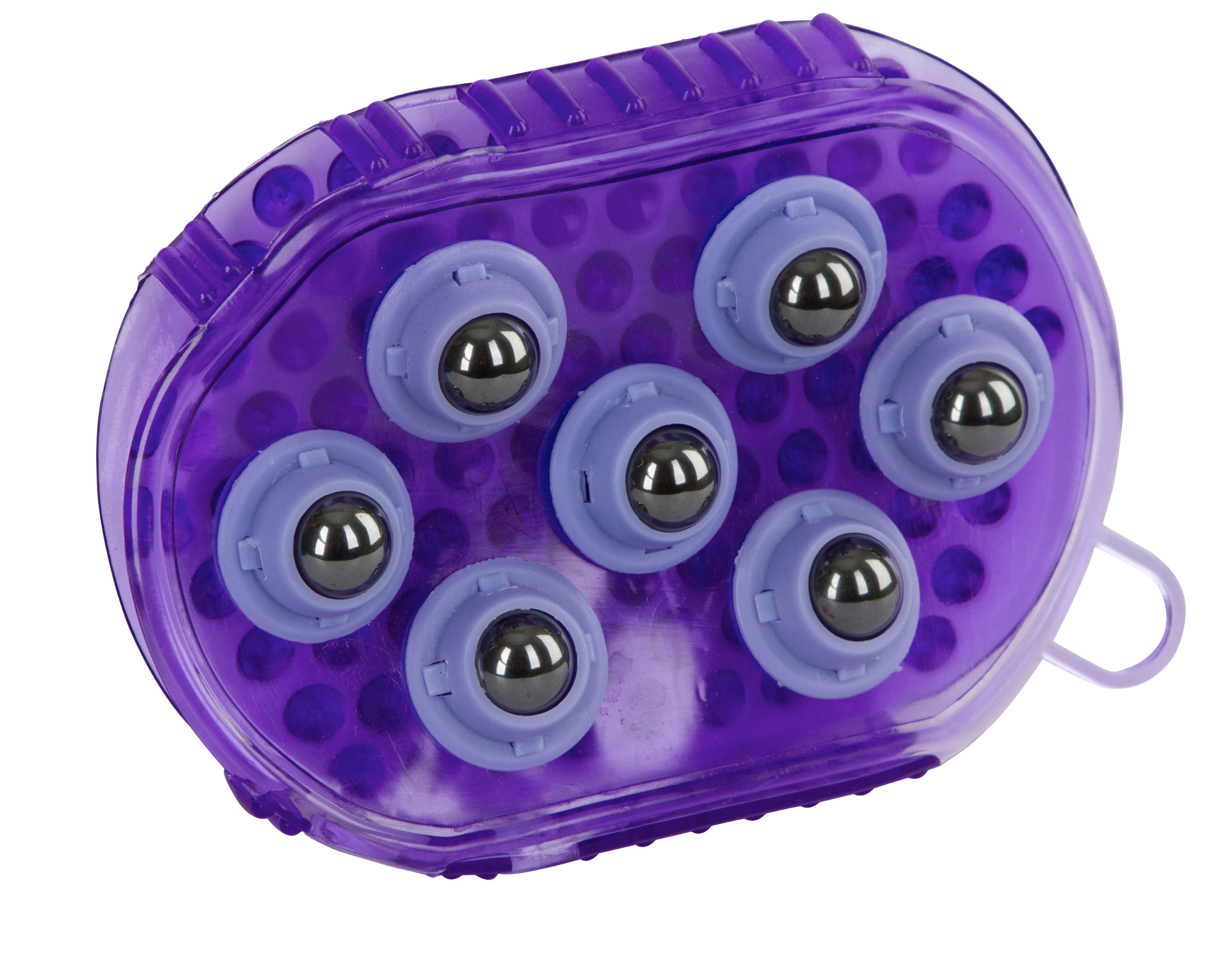 Magnet- Massagestriegel lila