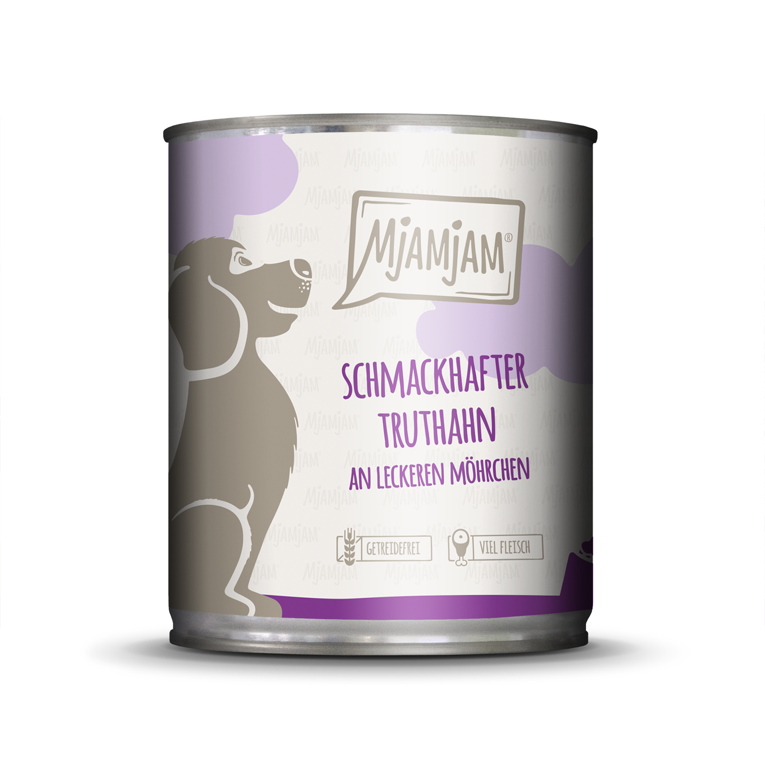 MjAMjAM schmackhafter Truthahn an leckeren Möhrchen, 800g