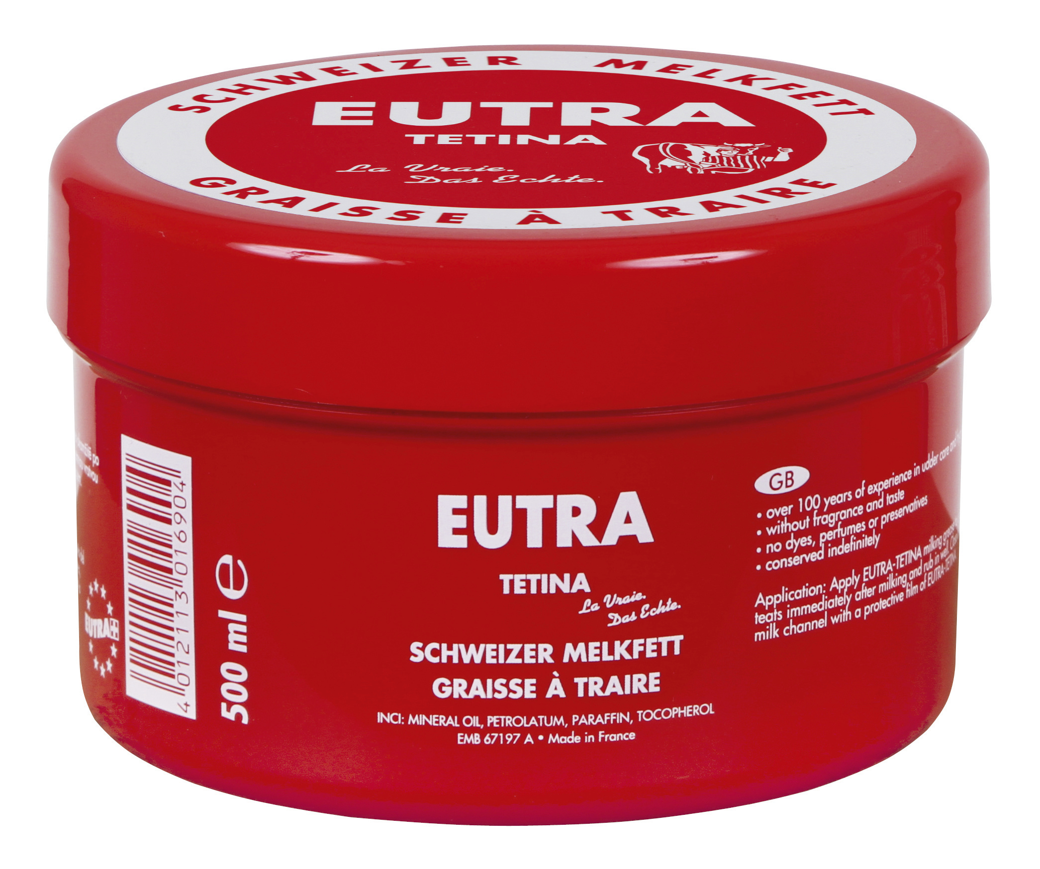 EUTRA Melkfett, 500ml