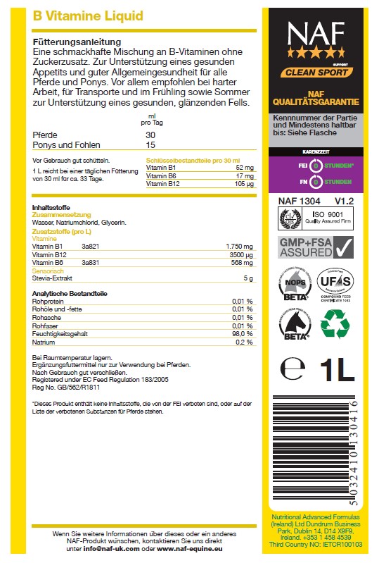 NAF B Vitamine, 1L