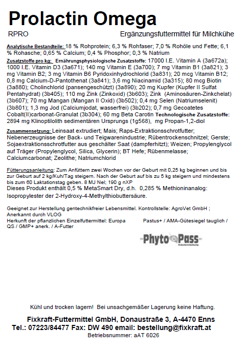 Prolactin Omega, 25kg 