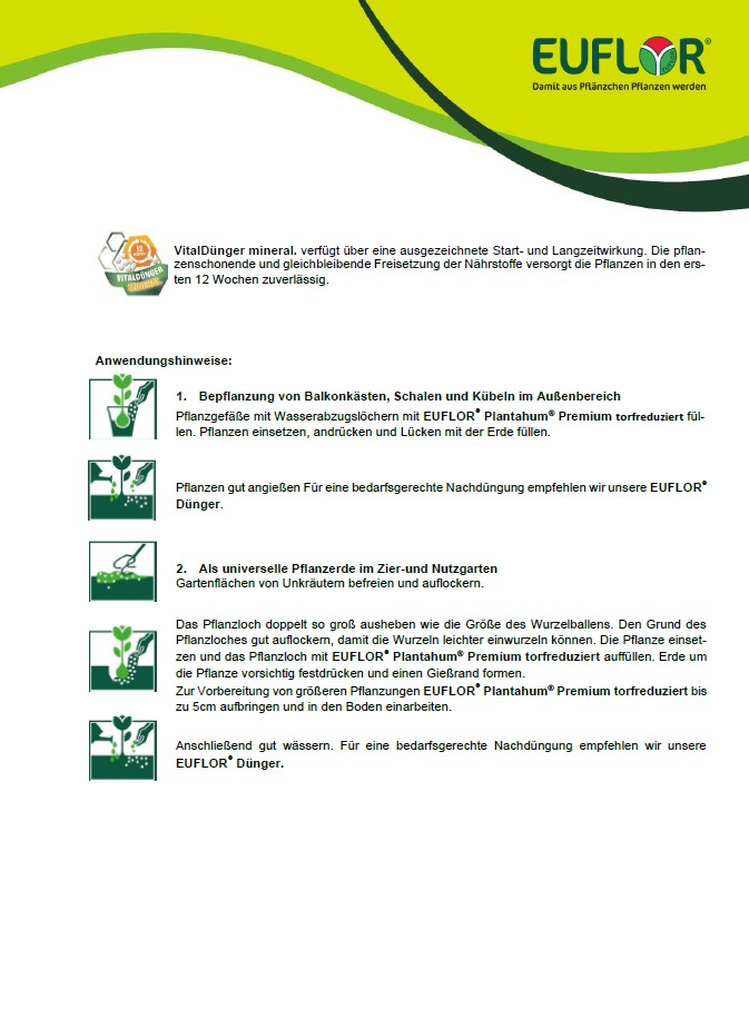 Plantahum Premium torfreduziert, 65L